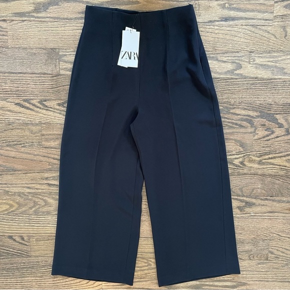 Zara pants | still NWT | medium. Long, flowy, black, high waist. - Picture 3 of 8